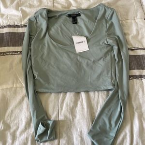 Long Sleeve Crop Top